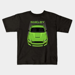 Ford Mustang Shelby GT350 2015 - 2020 - Grabber Lime Kids T-Shirt